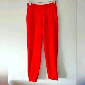 Zara  red cotton pants
